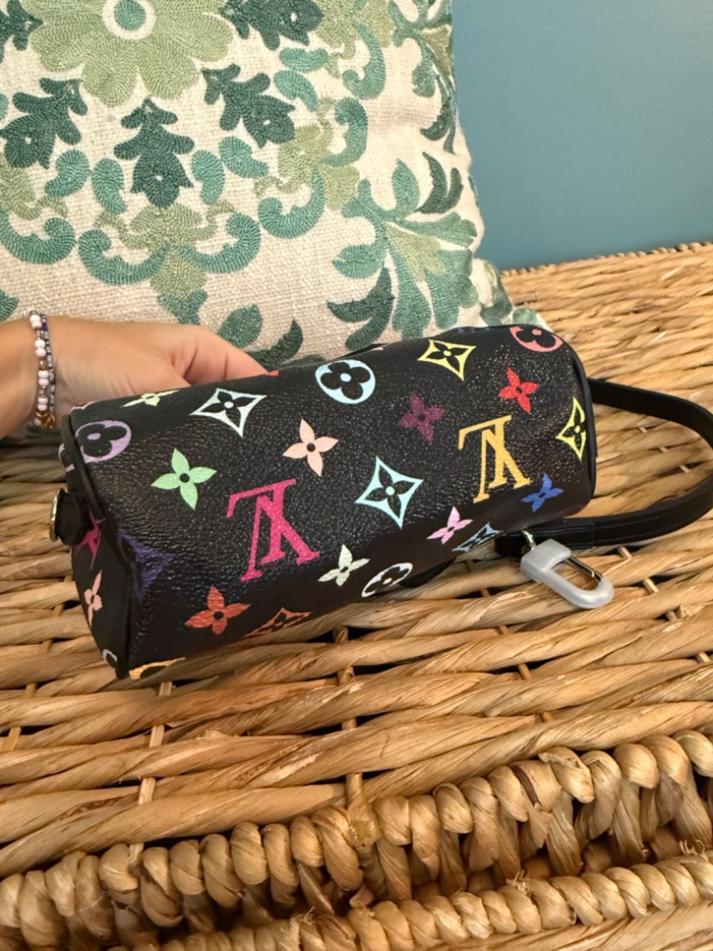 Black multicolor crossbody - Picture 7 of 8